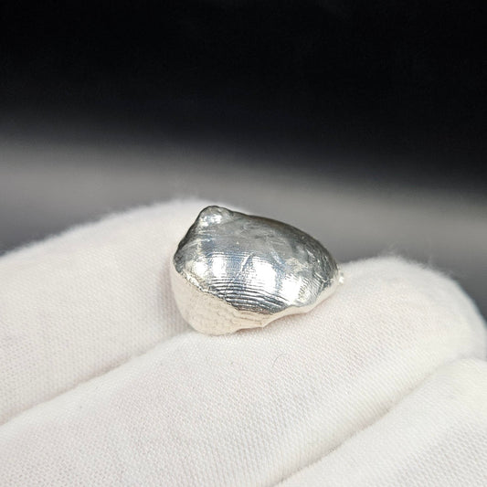 14g Hand Poured Silver “Tit” Nugget