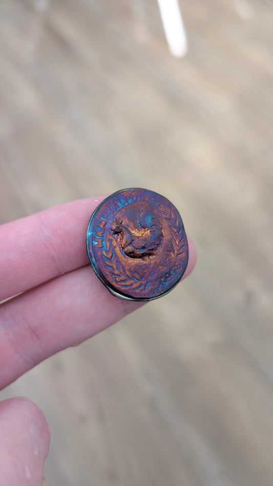 Old World Rooster Coin 29g 999FS