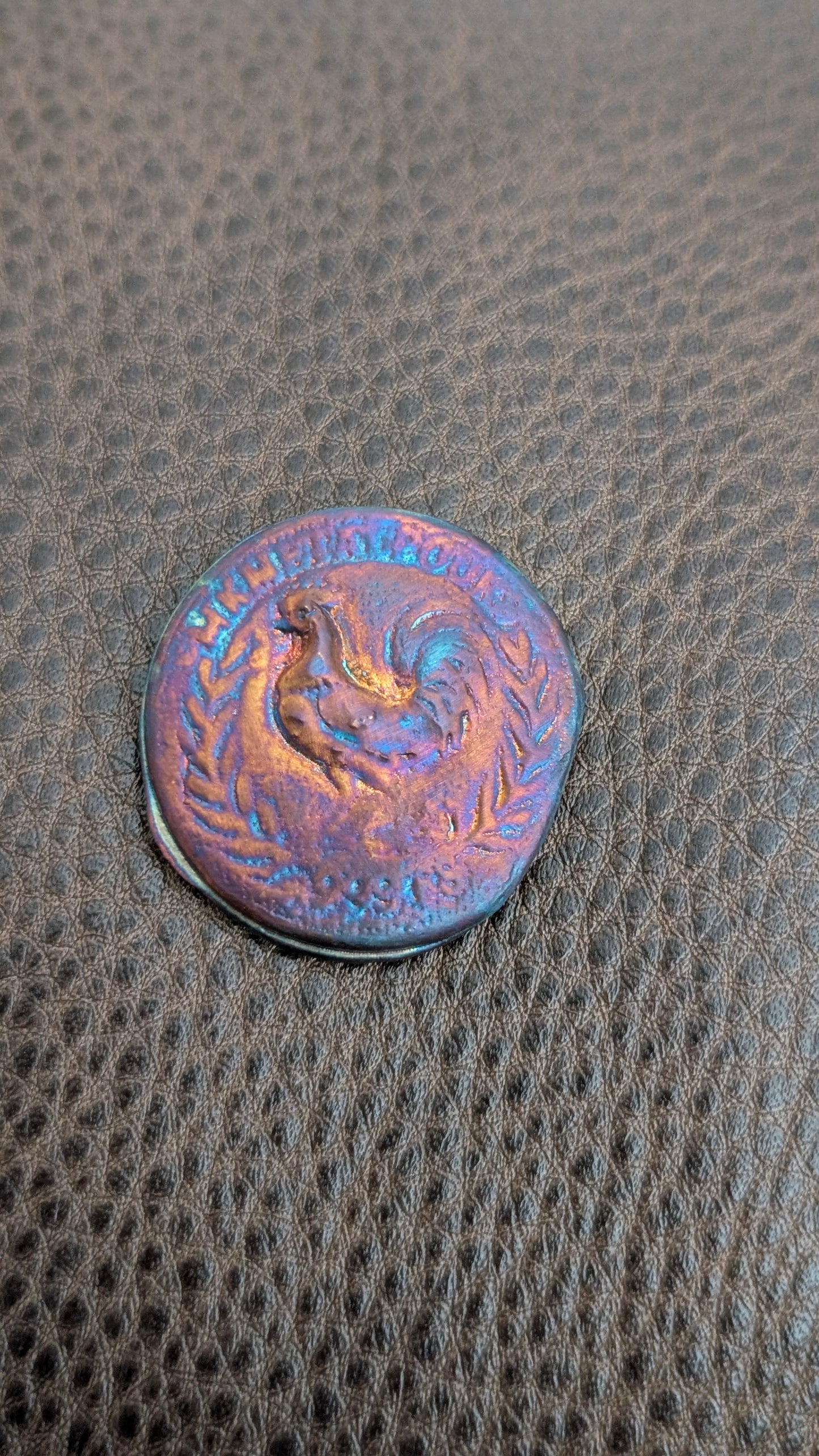 Old World Rooster Coin 29g 999FS