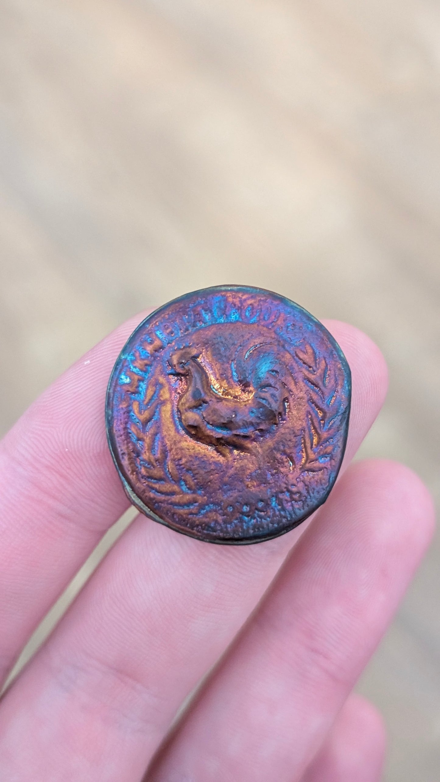 Old World Rooster Coin 29g 999FS