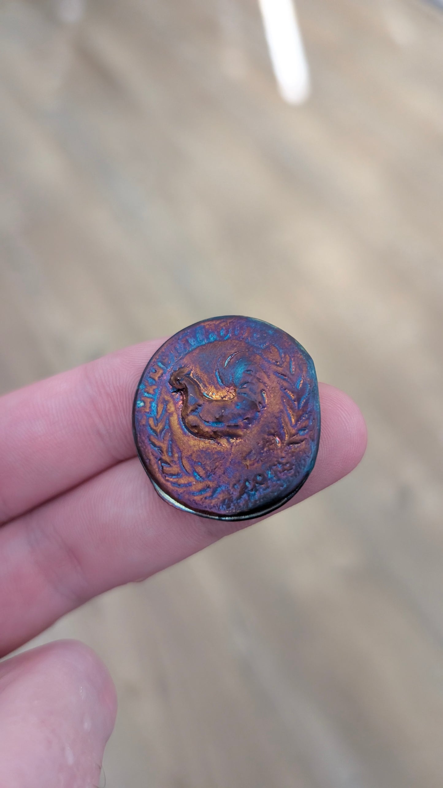 Old World Rooster Coin 29g 999FS